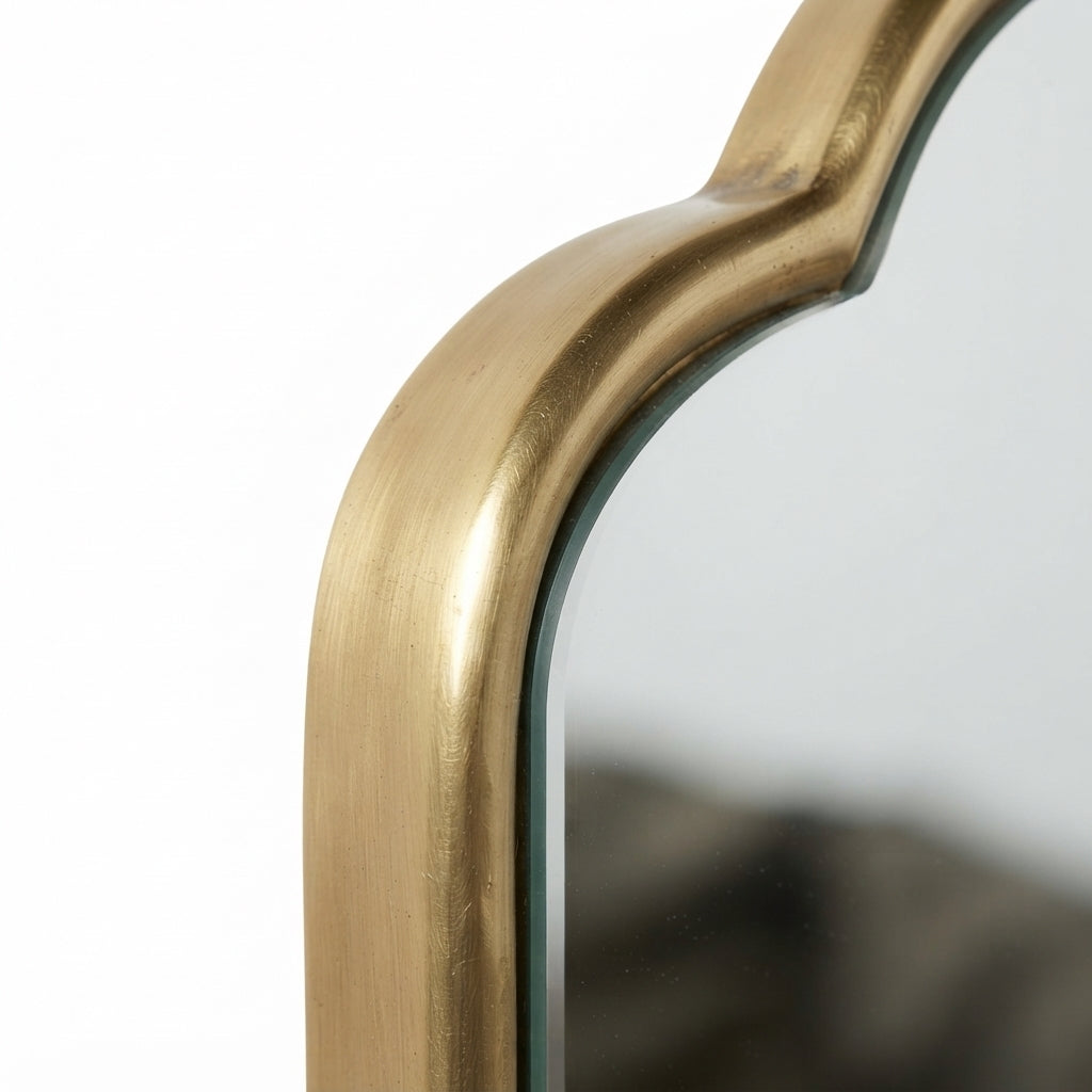 Moroccan Brass Mirror 120 × 60 cm | Chabichi