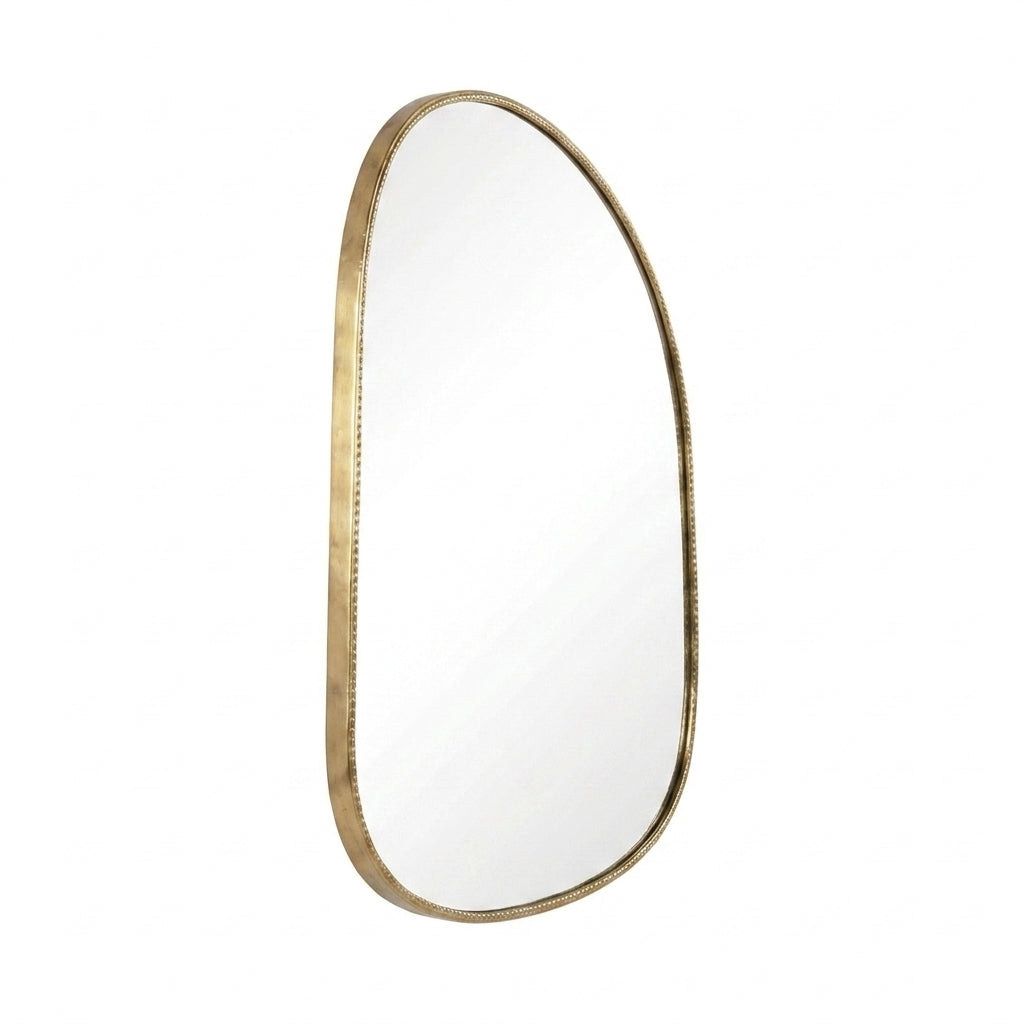 Moroccan Retro Brass Mirror — Nour