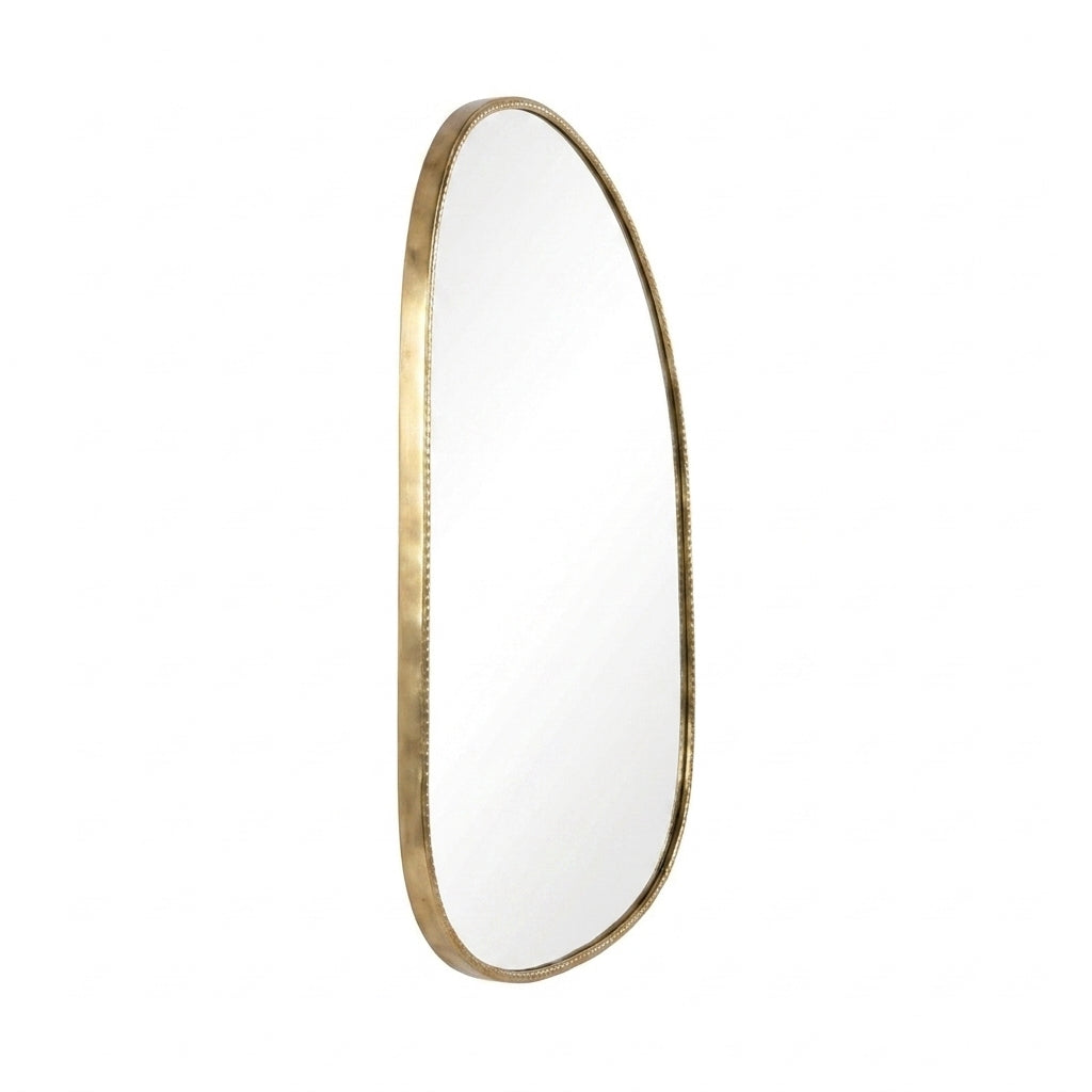 Moroccan Retro Brass Mirror — Nour