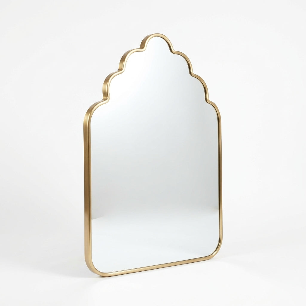 Moroccan Brass Mirror 120 × 60 cm | Chabichi