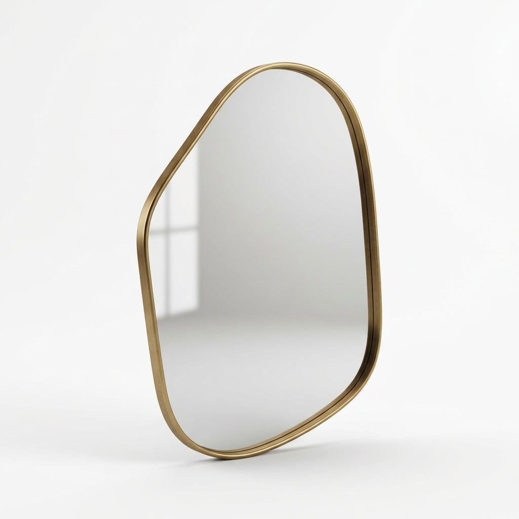 Moroccan Pebble Brass Mirror