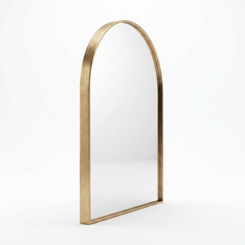 Moroccan Door-Arch Brass Mirror