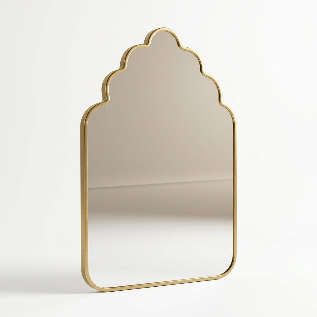Moroccan Brass Mirror 120 × 60 cm | Chabichi