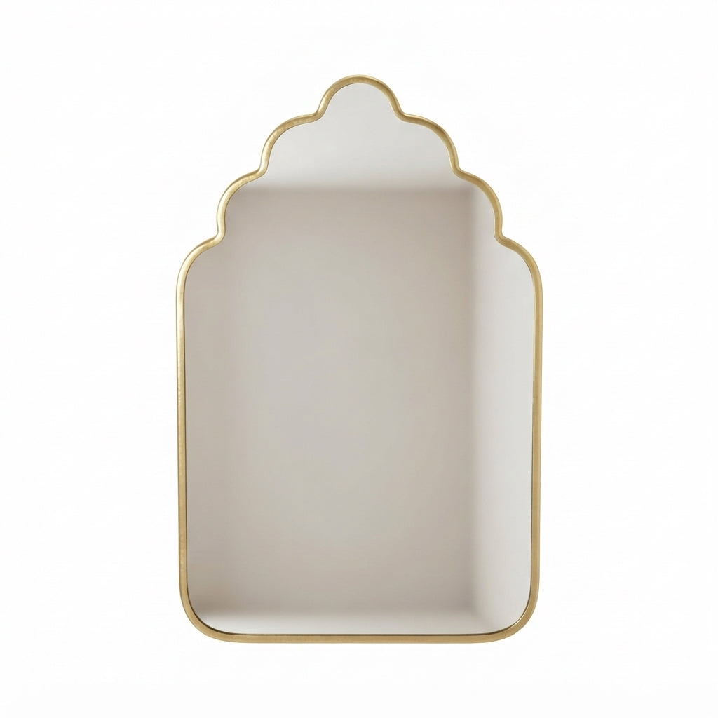 Moroccan Brass Mirror 120 × 60 cm | Chabichi