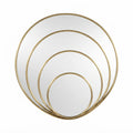 Moroccan Round Brass Mirror Lois | Handmade Gold Wall Mirror