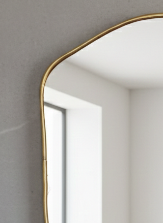 Luxury Moroccan Style Gold Framed Mirror - Premium Home Decor by Chabichi