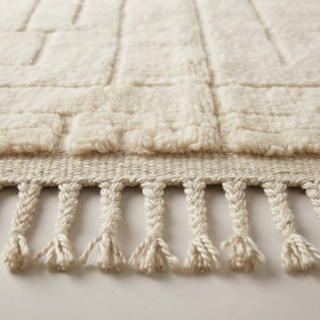 Authentic Moroccan Beni Ourain Wool Rug | 250 × 150 cm