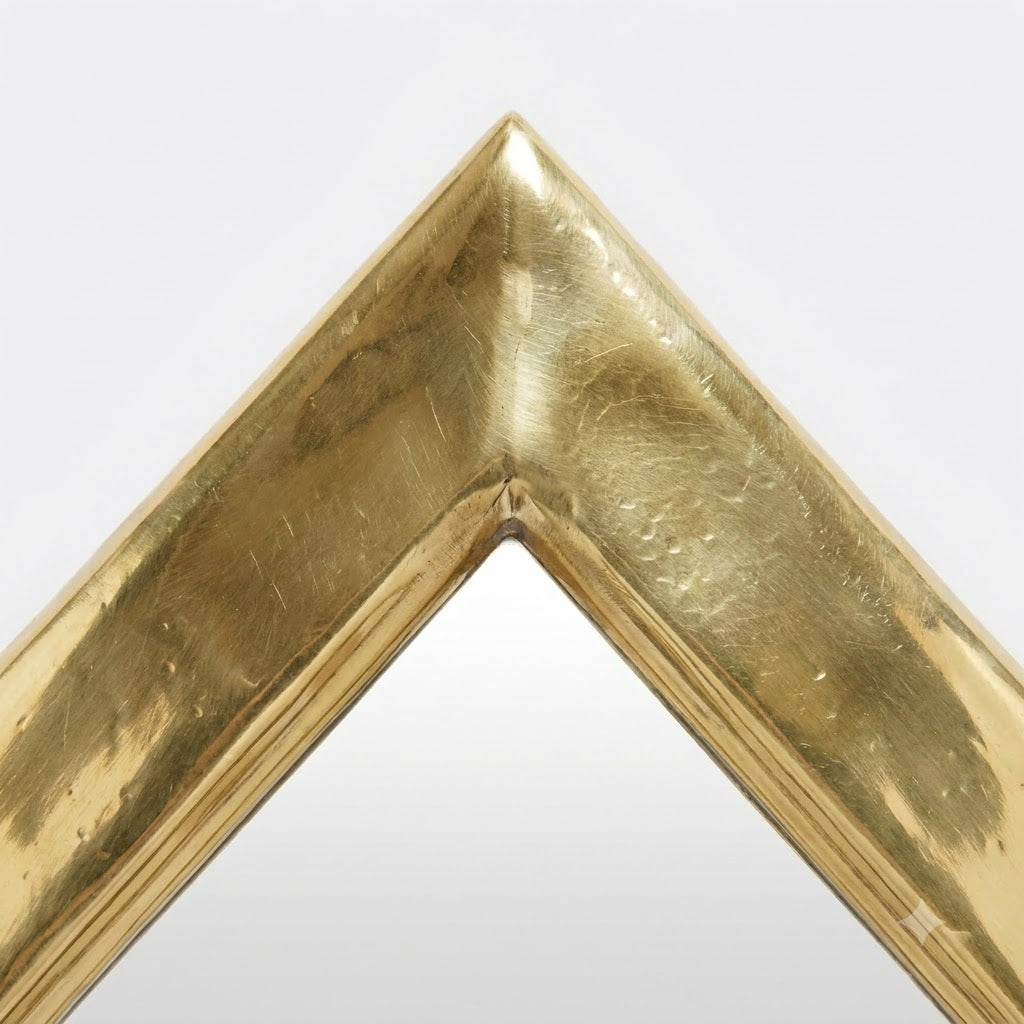 Mini Moroccan Brass Mirror — Eye — 10 cm