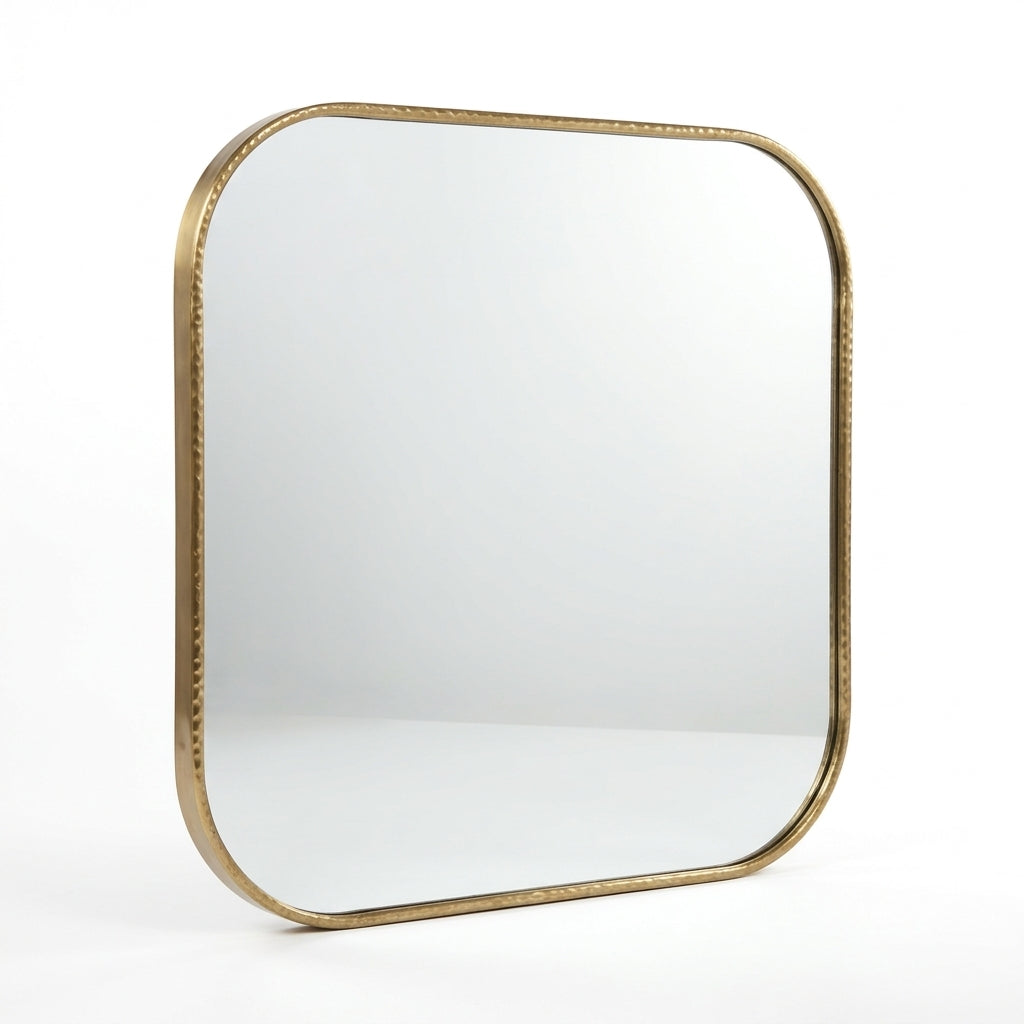 Gold-Framed Rectangular Mirror | Chabichi